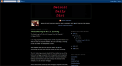 Desktop Screenshot of detroitdailydirt.blogspot.com