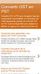 Mobile Screenshot of convertir-ost-en-pst.blogspot.com