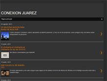 Tablet Screenshot of conexionjuarez.blogspot.com