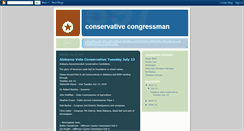 Desktop Screenshot of congress-conservative.blogspot.com