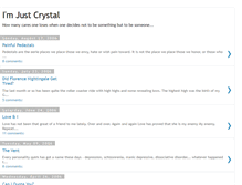 Tablet Screenshot of justbeingcrystal.blogspot.com