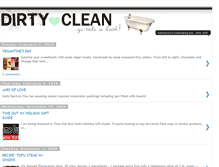 Tablet Screenshot of dirtylovesclean.blogspot.com