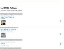 Tablet Screenshot of esportemacae.blogspot.com