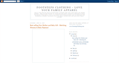 Desktop Screenshot of footstepsclothing.blogspot.com