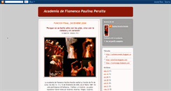 Desktop Screenshot of flamencopaulinaperalta.blogspot.com
