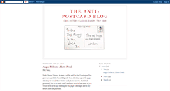 Desktop Screenshot of anti-postcard.blogspot.com