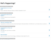 Tablet Screenshot of hallshappenings13.blogspot.com
