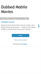 Mobile Screenshot of dubbedmobilemoviesm4e.blogspot.com