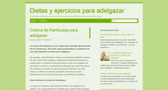 Desktop Screenshot of dietasyejerciciosparaadelgazar.blogspot.com