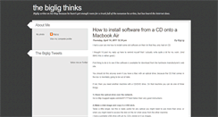 Desktop Screenshot of biglig.blogspot.com