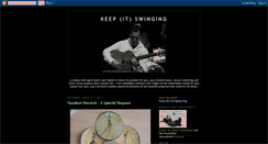 Desktop Screenshot of keepswinging.blogspot.com