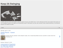 Tablet Screenshot of keepswinging.blogspot.com