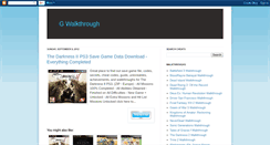 Desktop Screenshot of g-walkthrough.blogspot.com