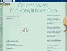 Tablet Screenshot of couponsavingssahm.blogspot.com