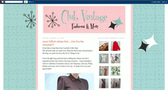 Desktop Screenshot of clubvintagefashions.blogspot.com