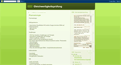 Desktop Screenshot of gleichwertigkeitspruefung.blogspot.com