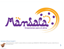Tablet Screenshot of mandalacreaciones.blogspot.com