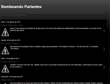 Tablet Screenshot of bombeandoparlantess.blogspot.com