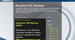 Desktop Screenshot of macpower-cnc.blogspot.com