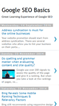 Mobile Screenshot of googleseobasics.blogspot.com