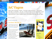 Tablet Screenshot of aecviagens.blogspot.com