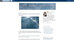 Desktop Screenshot of musicfromtheice.blogspot.com