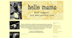 Desktop Screenshot of hellomamabirthsupport.blogspot.com