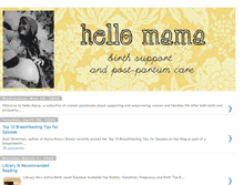 Tablet Screenshot of hellomamabirthsupport.blogspot.com