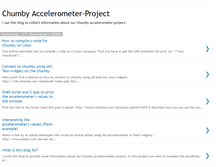 Tablet Screenshot of chumby-accelerometer.blogspot.com