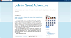 Desktop Screenshot of john-johnsgreatadventure.blogspot.com