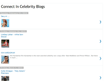 Tablet Screenshot of connectincelebrityblogs.blogspot.com