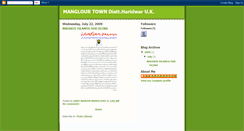 Desktop Screenshot of manglourtown.blogspot.com