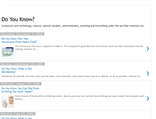 Tablet Screenshot of do-youknow.blogspot.com