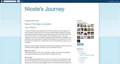 Desktop Screenshot of nicolebillsjourney.blogspot.com