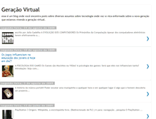 Tablet Screenshot of geracaovirtualm.blogspot.com