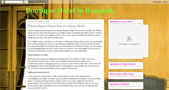 Desktop Screenshot of boutiquehotelinbangkok.blogspot.com
