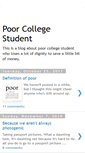 Mobile Screenshot of poorcollegestudentblog.blogspot.com