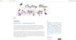 Desktop Screenshot of craftingways.blogspot.com