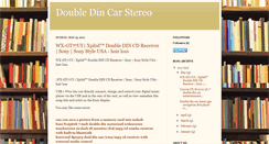 Desktop Screenshot of doubledin-carstereo.blogspot.com