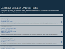 Tablet Screenshot of conscious4life.blogspot.com