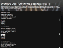 Tablet Screenshot of eventoscocourinhos.blogspot.com