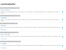 Tablet Screenshot of caminoalseor.blogspot.com