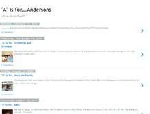 Tablet Screenshot of aisforandersons.blogspot.com