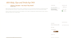 Desktop Screenshot of cws-seohelptipsandtricks.blogspot.com