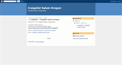 Desktop Screenshot of craigslist-salem-oregon.blogspot.com