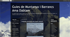 Desktop Screenshot of guiesamadablam.blogspot.com