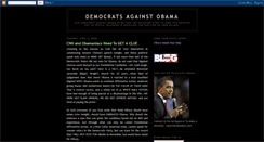 Desktop Screenshot of democratsforobama.blogspot.com