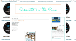 Desktop Screenshot of brunetteontherun.blogspot.com