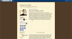 Desktop Screenshot of danielofarabia.blogspot.com