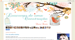 Desktop Screenshot of loucurasdeumaconstrucao.blogspot.com